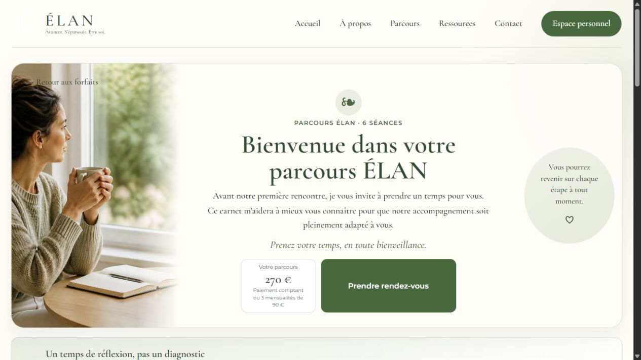 Présentation du Parcours Élan